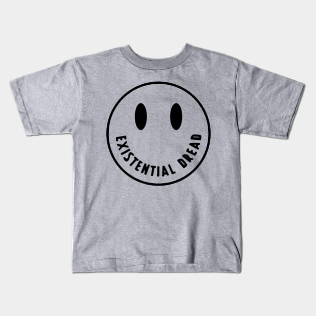 Existential Dread Kids T-Shirt by Nick Quintero